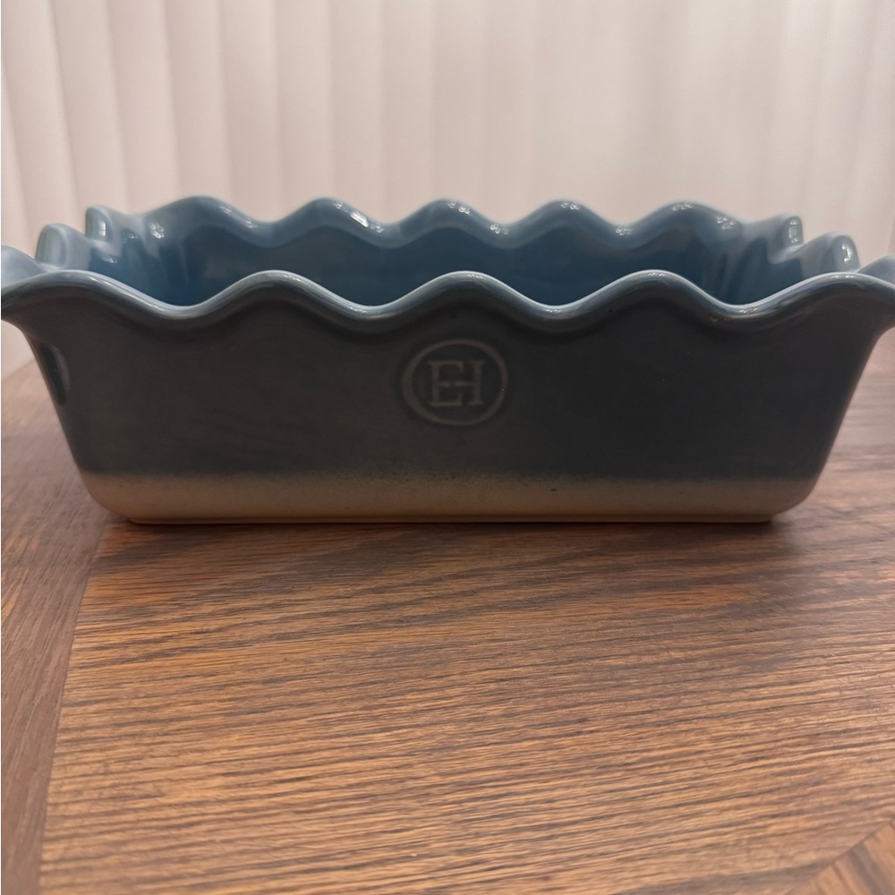 Blue Emile Henry Ceramic Baking Dish